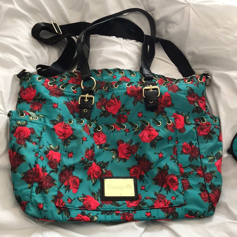 Betsey Johnson diaper bag